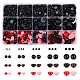 CHGCRAFT 2575Pcs 4Color Safety Eyes and Nose Set Craft Plastic Doll Noses Eyes Cabochons Set for Stuffed Animals Handmade Projects FIND-WH0038-95-1