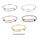 Fabrication de bracelets extensibles en laiton réglable 10 pièces 5 couleurs BJEW-LS0001-02-2