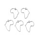 Africa Map 201 Stainless Steel Connector Charms STAS-T063-168P-1