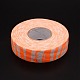 ボッキーマスキングテープ  粘着テープ織り目加工ポリエステル  ボッキー包装用  オレンジ  91~100.5x24.5~25mm  約27.34ヤード（25m）/ロール AJEW-WH0241-43G-1