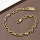 Messing ketten ketten armbänder&nbsp;KK-C251-35G-1