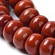 Los abalorios rojos jaspe hebras naturales G-F347-8x5mm-01-4