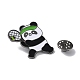 Sport-Thema Panda-Emaille-Pins JEWB-P026-A08-3