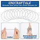Unicraftale 60 шт. минималистичный набор растягивающихся браслетов со стальной пружинной цепочкой TWIR-UN0001-12P-5