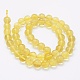 Chapelets de perles de citrine naturelle G-K261-09-8mm-2