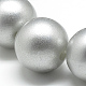 Opaque Acrylic Spray Painted Highlight Beads X-ACRP-Q024-10mm-G06-2