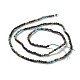 Chapelets de perles en turquoise de HuBei naturelle G-D080-A02-3