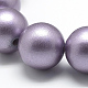 Perlas de realce pintadas con spray acrílico opaco ACRP-Q024-25mm-G08-2