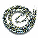 Electroplate Non-magnetic Synthetic Hematite Beads Strands G-T114-59-03-2