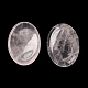 Pierre d'inquiétude ovale en quartz rose naturel G-R487-01C-3