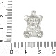 Подвески из сплава с микропаве из стразов FIND-K020-10P-3