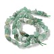 Raw Rough Natural Green Aventurine Beads Strands G-B065-C18-3