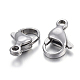 304 Stainless Steel Lobster Claw Clasps X-STAS-F182-01P-B-1