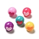 Perles acryliques opaques bicolores SACR-K003-01-1