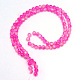 Baking Painted Crackle Glass Beads Strands X-CCG-S001-6mm-09-2