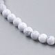 Chapelets de perles en howlite naturelle TURQ-G091-10mm-3