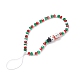 Cinturini per cellulari con perline di vetro natalizie HJEW-TA00006-1