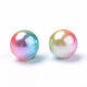 Perle di perle imitazione acrilico arcobaleno OACR-R065-5mm-A07-2