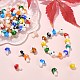 55 pièces 11 couleurs perles de chalumeau faites à la main aux champignons LAMP-CJ0001-47-4