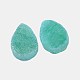Electroplate Natural Druzy Crystal Cabochons G-L050-14X10mm-18-1