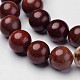 Chapelets de perles en jaspe rouge naturel G-D809-15-10mm-3