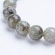 Labradorite naturelle bracelets extensibles de perles BJEW-P072-F01-3