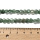 Естественный зеленый авантюрин бисер нитей G-P575-C17-6mm-5
