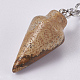 Natural Picture Jasper Keychain KEYC-P041-A06-3