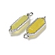 Подвески из натурального корейского нефрита с огранкой и двойным концом G-G181-05P-03-2