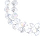 Chapelets de perles en verre électroplaqué EGLA-N008-019-D01-3