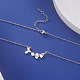 304 Stainless Steel Pendant Necklaces NJEW-H010-01P-6