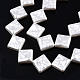 Hilos de cuentas de perlas de imitación de plástico abs KY-N015-05-B01-3