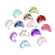 Perles de verre peintes par pulvérisation transparent GLAA-I050-04-1