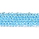 Chapelets de perles en verre transparente   GLAA-H021-03-13-2