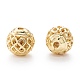Alloy Hollow Beads PALLOY-P238-07G-RS-3