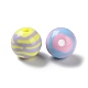 Perles acryliques opaques bicolores SACR-I005-07A-2