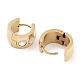 Ионное покрытие (ip) нержавеющая сталь 304 и натуральные ракушки серьги-кольца для женщин EJEW-C096-26B-G-2
