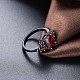 Gorgeous Brass Cubic Zirconia Finger Rings RJEW-BB23311-9A-5
