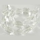 Transparent Clear Glass Beads Strands X-GS15x18mmC01-2