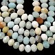 Нити из натуральных цветочных бусин амазонита G-D344-A35-5