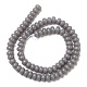 K9 hebras de perlas de vidrio GLAA-K039-A15-2