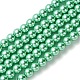 Hebras de perlas de vidrio teñidas ecológicas HY-A008-6mm-RB014-1