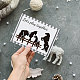 GLOBLELAND Realistic Horses Cutting Dies Animal Horse Die Cuts Different Horse Forms Metal Embossing Stencils Template for Card Making Scrapbooking DIY Craft DIY-WH0309-1360-4