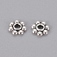Perles d'espacement de marguerite de style tibétain X-K08Y7042-2