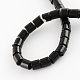 Dyed Natural Black Agate Stone Bead Strands G-R187-04-2
