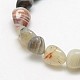 Pépites naturelles agate de botswana perles brins G-L154-03-2