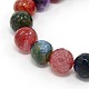 Natural Agate Beads Strands G-O016-10mm-03-2