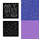 Acryl-Ton-Texturplatten DIY-WH0498-0009-1