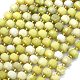 Натуральное сливочное масло нефрита бисер нитей G-K389-E38-01-1
