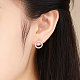 925 Sterling Silver Stud Earrings EJEW-FF0008-012AS-5
